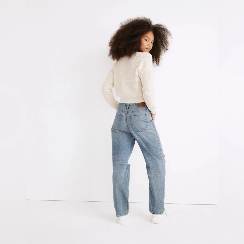 Madewell | The‎ Dadjean in Dustin Wash: Destroyed Edition Distressed Size 27/4
